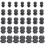 Cable Gland Nylon Plastic Waterproof Adjustable, Cable Glands Joints Wire Protectors- Pg7, Pg9, Pg11, Pg13.5, Pg16 35pcs