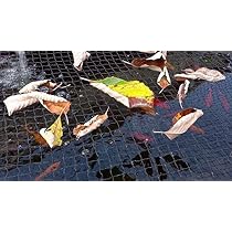Pond Covers For Outdoor Fish Ponds Pond Protection Net Cover 13x9 Feet -  Heavy Duty Woven Nylon Mesh With Ground Stakes For Koi Ponds Koi Pond Net