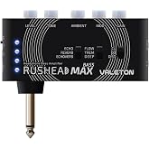 Valeton Rushead Max Bass USB Chargable Portable Pocket Bass Headphone Amp Carry-On Bedroom Plug-In Multi-Effects