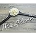Personalized wedding hanger with date, custom bridal bride bridesmaid name hanger, custom wedding hanger, personalized wedding dress hanger