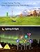 VIBELITE Solar Lights Outdoor,Solar Stake Lights, Life-Size Figurines LED, Dandelion & Lily & Sunflower - Color Changing-3pack