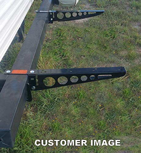 RV 4" Square Bumper-Mounted Cargo Box Support Arms (TM) - Thumbnail 2