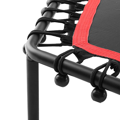 image for Ferty Mini Trampoline with Adjustable Handle bar Fitness Rebounder Bun