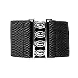 GRACE KARIN Women Wide Metal Stretch Elastic Waist Belt (Multicolor)