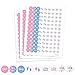 Baby Gender Reveal Party Favor Stickers, Team Girl and Team Boy Chocolate Kisses Candy Stickers - 180 Count