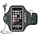 iPhone 17 16 15 Pro Max Armband, JEMACHE Gym Running Workouts Arm Band for iPhone iPhone Air, 17 16 15 14 13 12 Pro Max/Plus (Grey)
