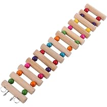 Échelle Jouet En Bois 40cm Pour Oiseaux - Perroquet, Perruche, Calopsitte - Stimulation Et Exercise