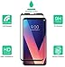 [2-Pack] Dmax Armor for LG V30 Screen Protector, (Full Screen Coverage) [Tempered Glass] Anti-Scratch, Anti-Fingerprint, Bubble Free, (Black)