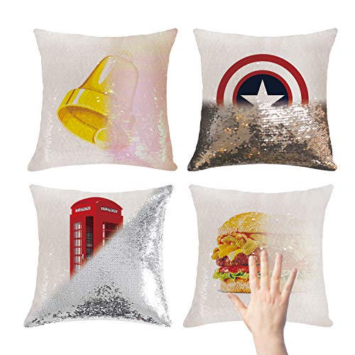 make your own sequin pillow