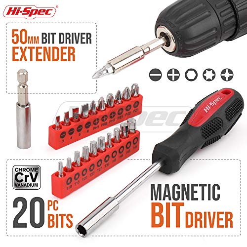 Hi-Spec 39-tlg. Mini Werkzeug Set. Handwerkzeuge in einem kleinen Werkzeugkoffer kompakt für Unterwegs – Bild 4