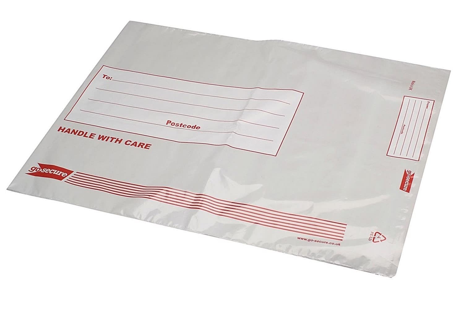 Go Secure Extra Strong Polythene Envelopes 610x700mm (Pack of 25)