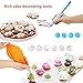 SANBANFU Kids Cooking Baking Set Baking Supplies Cupcake Decorating kit-40 pcs Include Silicone Chocolate Molds,Cupcake Cups,Cake Decorating kit,Cookie Cutters,Measuring Spoons,Rolling Pin