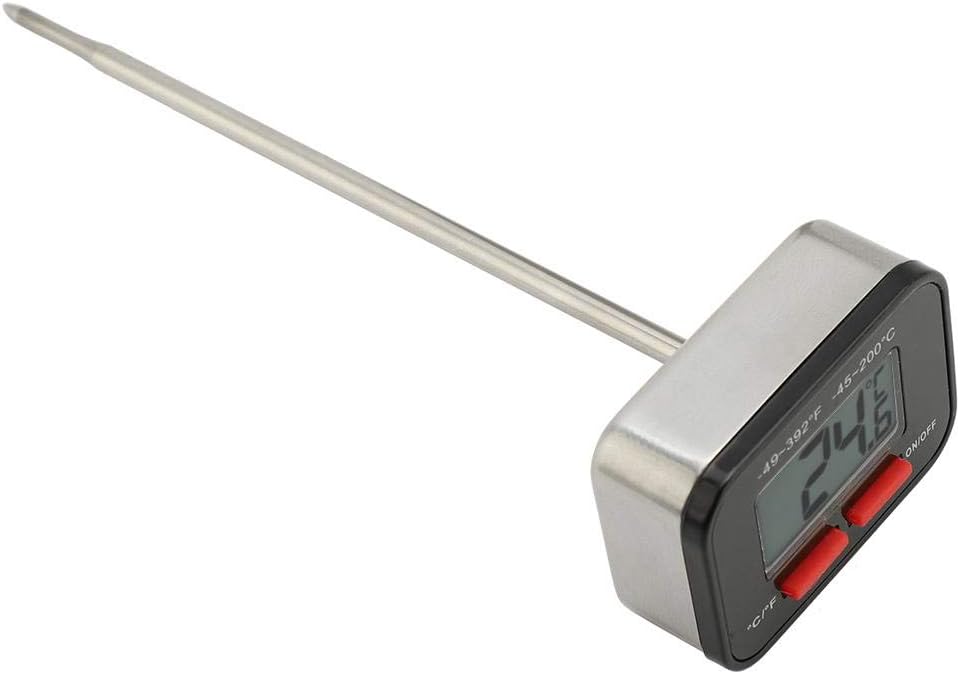 Jimfoty Digital Instant Read Meat Thermometer, Espresso Cappuccino Coffee Cooking Thermometer Kitchen Food Candy Thermometer