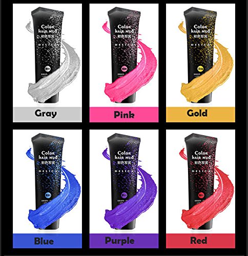 Generic Hair Color Wax Hair Mud Styling Temporary Hair Dye Cream