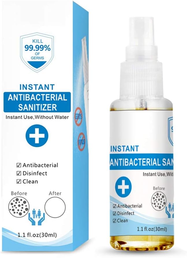 Refreshing Hand Gel Antibacterial - Disposable Hand Sanitizer Gel,Long-lasting Anti-Bacterial Quick Drying Liquid Hand Soap, No Wash, Quick Drying for Hands Original Scent 30ml by ColorfulLaVie