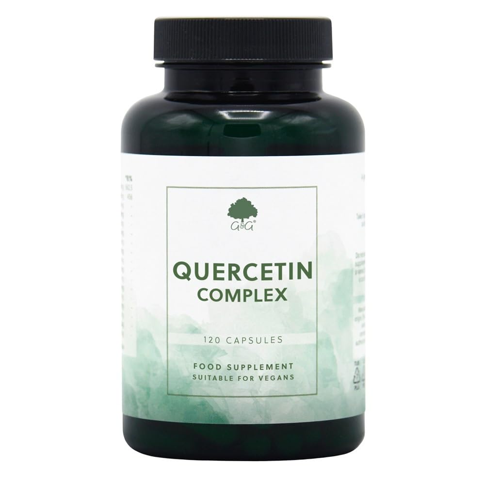 Quercetin Complex Supplement - 300mg High Strength with Bromelain, Bioflavonoids & Vitamin C - Vegan, Kosher, Non-GMO, 90 Capsules - Antioxidant Support - G&G Vitamins