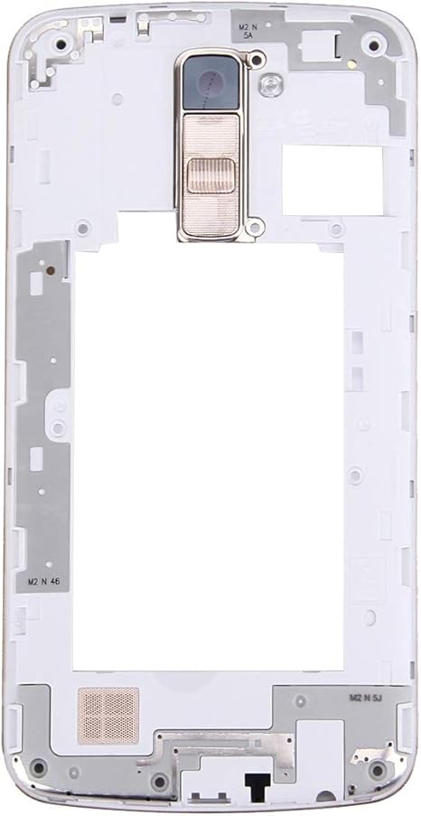 Dmtrab For Back Plate Housing Camera Lens Panel With Speaker Ringer Buzzer for LG K10Black Color Gold