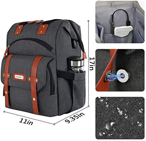 Travel Laptop Backpack, Doctor Teacher Work RFID Anti Theft Durable Laptops Backpack with USB Charging Port, Water Resistant Wide Open College School Computer Bag for Men Women Fits 15.6 Inch Notebook 5 Travel Laptop Backpack, Doctor Teacher Work RFID Anti Theft Durable Laptops Backpack with USB Charging Port, Water Resistant Wide Open College School Computer Bag for Men Women Fits 15.6 Inch Notebook