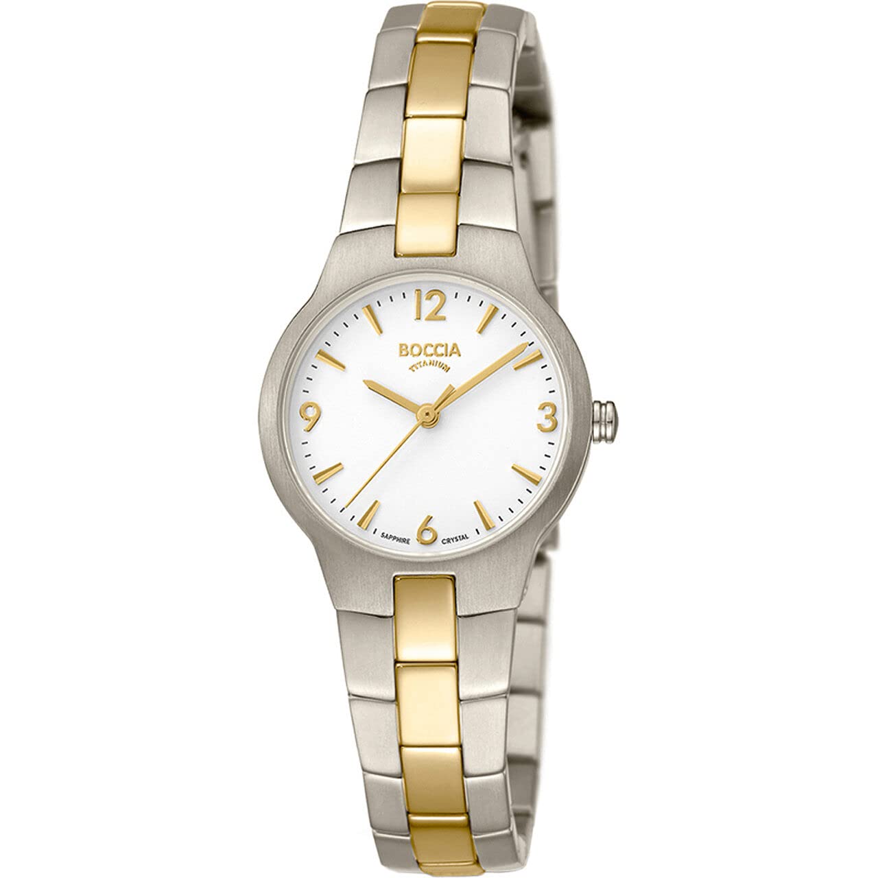 Boccia Women's Watch 3312-02, Gold, Bracelet