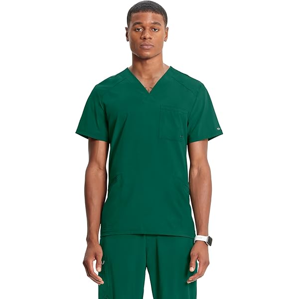 Amazon.com: Cherokee Infinity Men Scrubs Top Tuckable V-Neck with