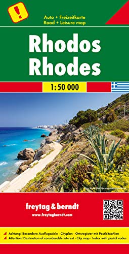 Rhodes, special places of excursion by Freytag-Berndt und Artaria