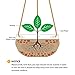 Mkono Ceramic Hanging Planter for Indoor Plants