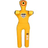 MMA SPORTZ Kids Grappling Standing Dummy - Unfilled &ndash; Wrestling, Jiu-Jitsu, MMA Training Dummy with Moveable Arms and Legs &ndash; Durable Polyester Fabric