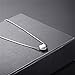 U7 I Love You to The Moon and Back Jewelry 18K Gold/Platinum Plated Delicate Italian Gold Plated Box Chain Heart Pendant Necklace Grandma's Gift