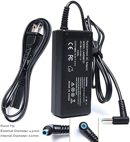 19V 2.31A 45W Ac Adapter/Power Cord Supply for Hp Stream 11 13 14; Hp Pavilion X2 11 13 15; P/N: 719309-001 719309-003 721092-001 741727-001 740015-001 HSTNN-CA40 ADP-45WD B