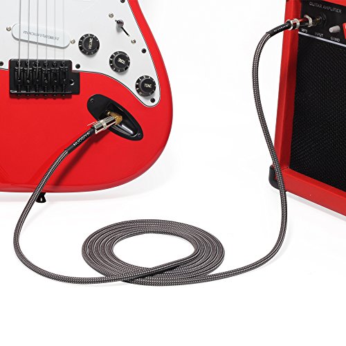 image for NUOSIYA 1/4 Inch Guitar TS Cable 10 Ft Electric Guitar Musical Intrume