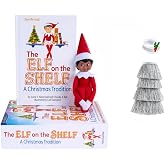 The Elf on the Shelf Brown Eyed Girl Scout Elf with Claus Couture Tiny Tinsel Dress