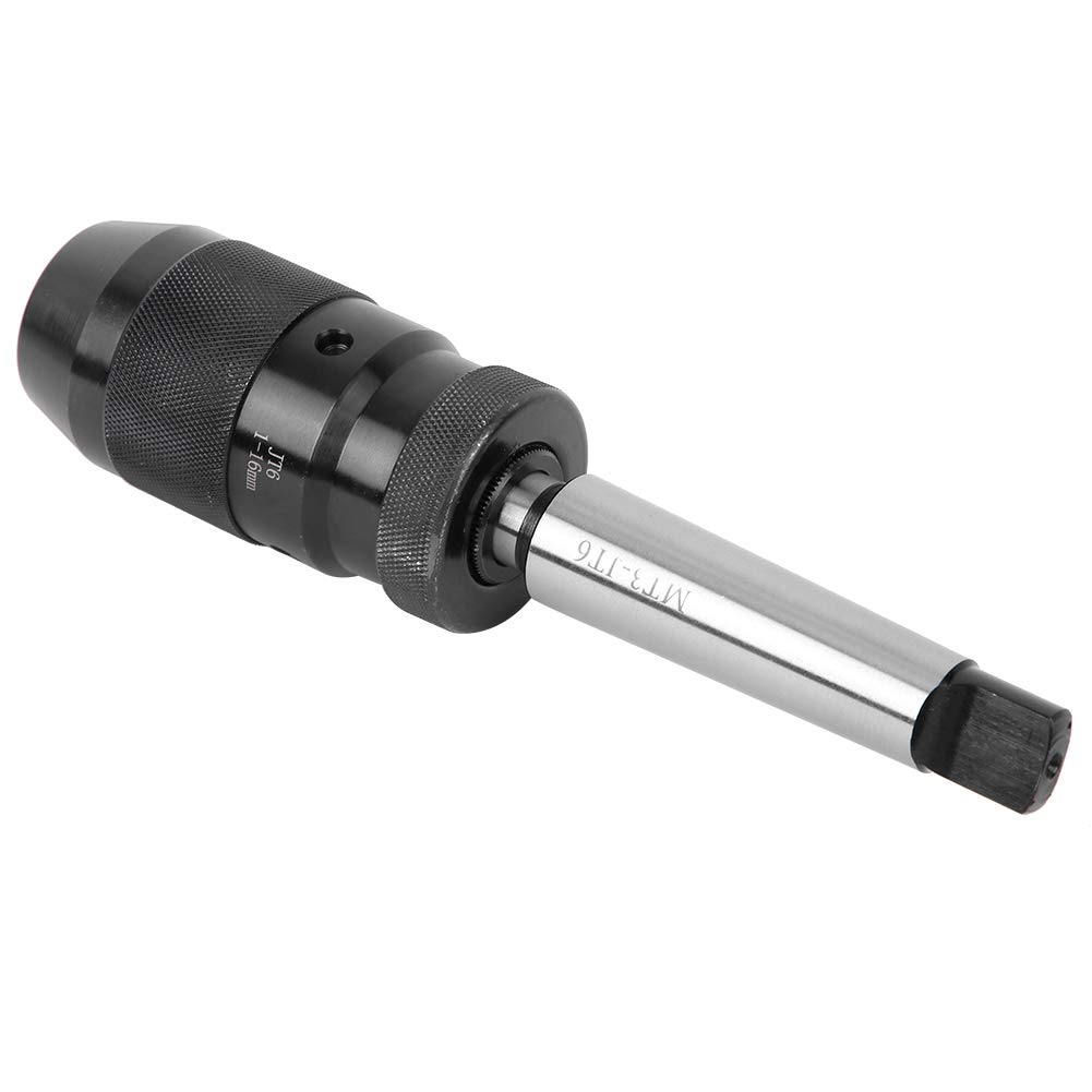ViaGasaFamido 1-16mm Keyless Drill Chuck 1/32" to 5/8" Self-Tightening Chuck with Adapter for Drilling and Milling Tools