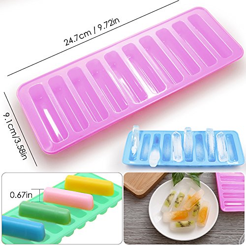 Eiswürfelformen, perfekte Eiswürfel-Sticks für kleine Mund, Sport-Wasserflaschen, Flaschen-Soda, IHUIXINHE Silikon… – Bild 5