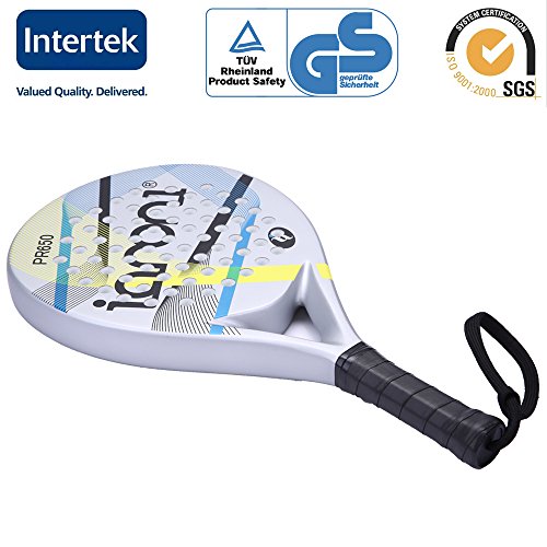 Platform Tennis Padel Beach Racket-IANONI Tennis Paddle With Carbon Fiber Face and EVA Memory Foam Core-Used Interchangeably for Padel,Paddle Tennis, Platform Tennis & Beach Tennis …