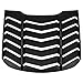 Yoursme Rear and Side Window Louvers Scoop Matte Black ABS Sun Shade Cover in GT Lambo Style Fits for Ford Mustang 2015 2016 2017 2018 2019