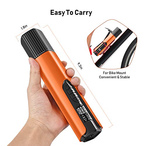 AirXwills Electric Bike Pump 150 Psi Tire Inflator Portable Air