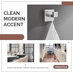 Angle Simple Bathroom Towel Hook Brushed