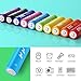 EBL Rechargeable AA Batteries (10 Colors) High Capacity 2500mAh Ni-MH