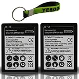 Samsung Galaxy Note GT-N7000 i9220 Standard Replacement Battery (2x - 2600mAh) + Exclusive Black And Green Color Key Chain Kit