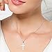 POPLYKE Cross Necklace Sterling Silver Pendant for Men Women (18)