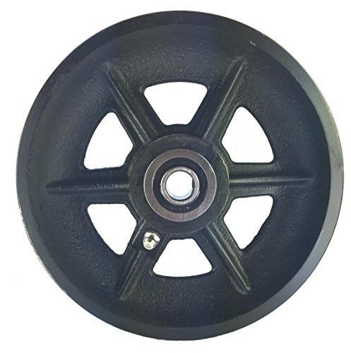 Mapp Caster Sliding Barn Door Cast Iron Wheel Kit 6 X2 With 1 2