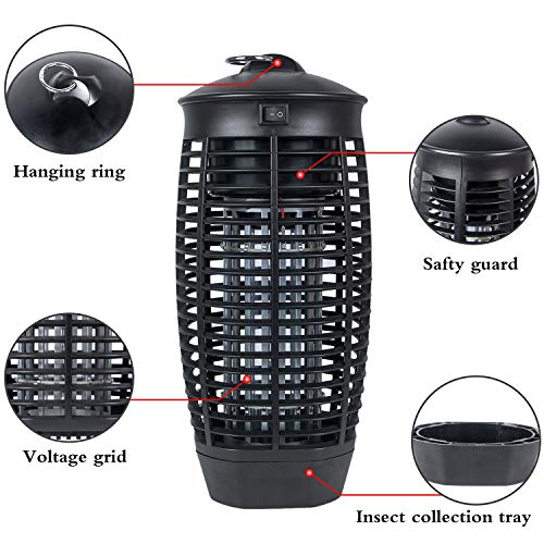 2020 Upgraded Gnat Mosquito Bug Zapper Fruit Fly Trap Indoor Electronic Insect Killer, 01