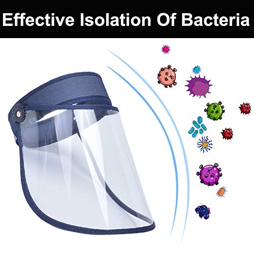 Face Cover Visor Cap Full Face Shield Protection Foldable UV Protection Sun Hat Anti Spit