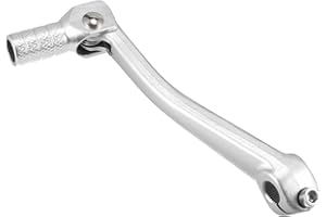 ACROPIX 11mm Folding Gear Shifter Shift Lever Fit for Honda CRF50 CRF70 50cc-250cc - Pack of 1 Silver Tone