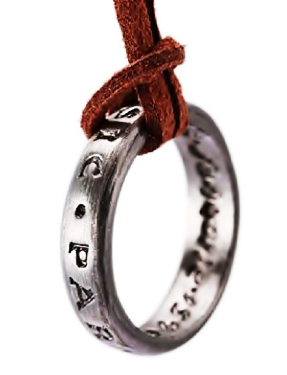 KIRALOVE Necklace - Uncharted 4 - Nathan Drake - Ring - sic Parvis Magna Gift idea - Cosplay Uncharted 4 Nathan Drake sic Parvis Magna idea