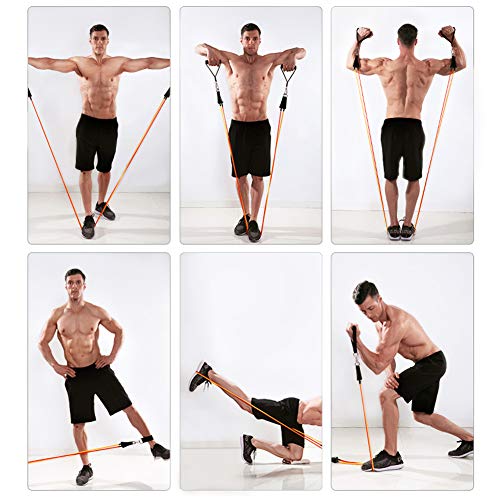 COOWOO-2020-Upgrade-Resistance-Bands-Set-Exercise-Bands-Legs-Ankle-Straps-Perfect-Home-Gym-for-Arms-Legs-and-Full-Body-TrainingCarry-Bag-Included