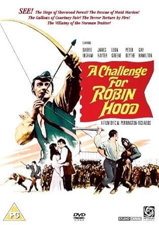 Amazon Com A Challenge For Robin Hood Dvd By Barrie Ingham Movies Tv