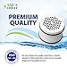 AQUACREST WHR-140 Replacement Shower Water Filter, Compatible with Culligan WHR-140, WSH-C125, HSH-C135, ISH-100 Shower Water Filter Units (Pack of 3)