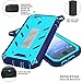 iPhone 6S Case, POETIC Revolution [Premium Rugged] Protective Case with [Landscape Stand Feature] [Shock Absorption & Dust Resistant] for Apple iPhone 6 /iPhone 6S Cyan/Dark Blue