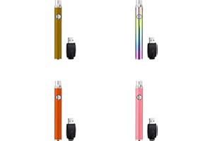 4 Pack Thread Soldering Iron Kits, 350mAh Battery Pen with USB Adapter, 3 Gear Adjustable Voltages, Pen-Shaped Solder Iron Fi